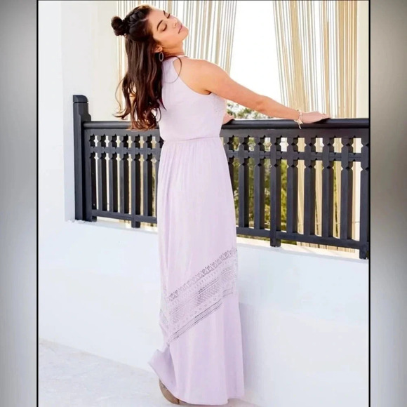 Altar'd State Dresses & Skirts - 💜 Altar’d State Lilac Maxi Dress NWT Small